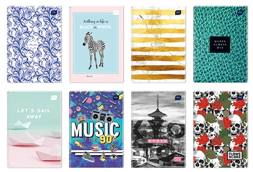 Brulion A5/96k linia Interdruk Girls